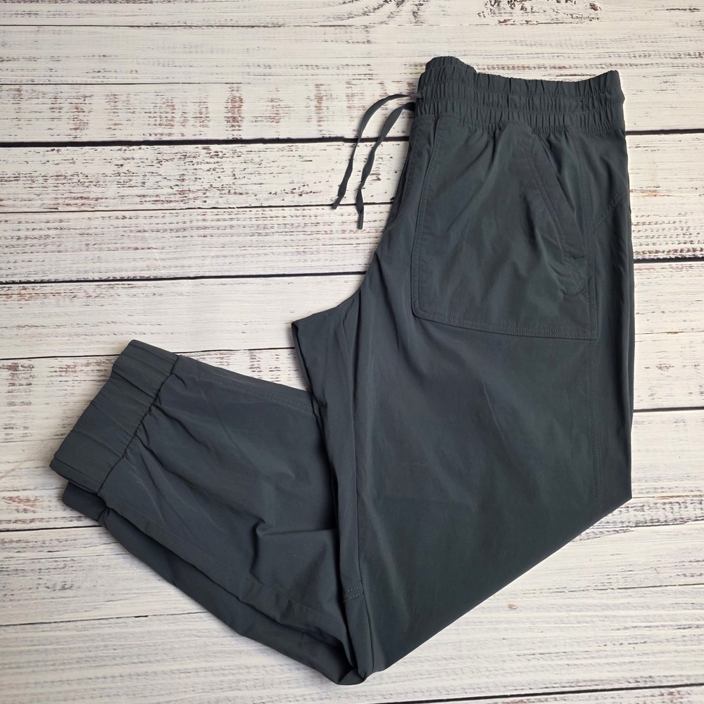 Eddie Bauer Sightscape Horizon Slim Straight Ankle Pants‎ Womens 16 Storm Gray